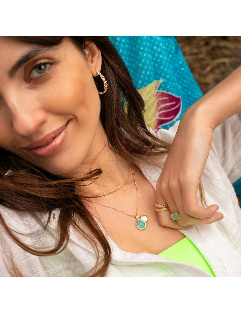 ANA & CHA Bague Ava Amazonite – Image 2