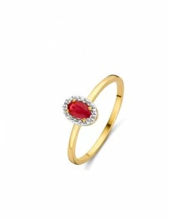 Bague Rubis Ovale