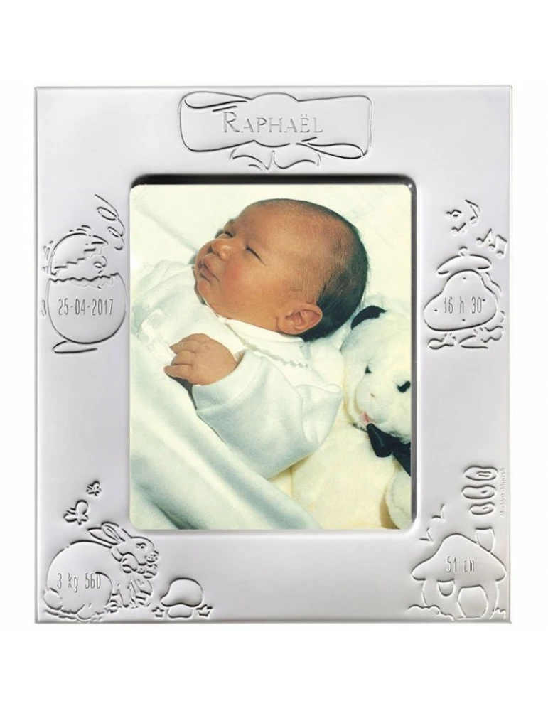 Cadre De Naissance Gravé – Image 3