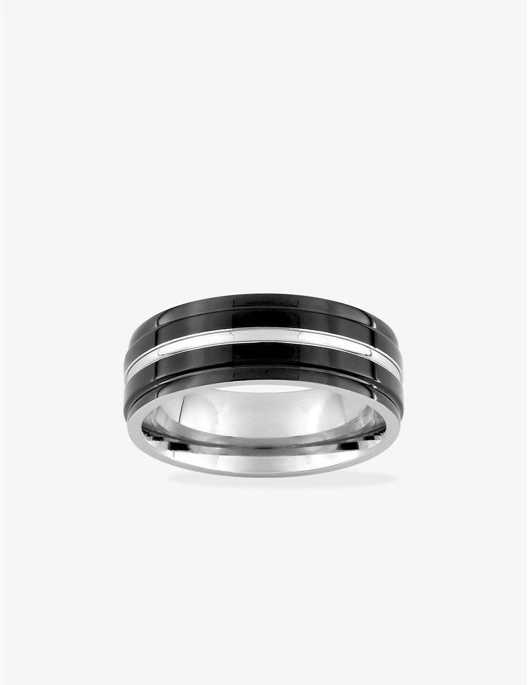 CARGO Bague Acier Noir