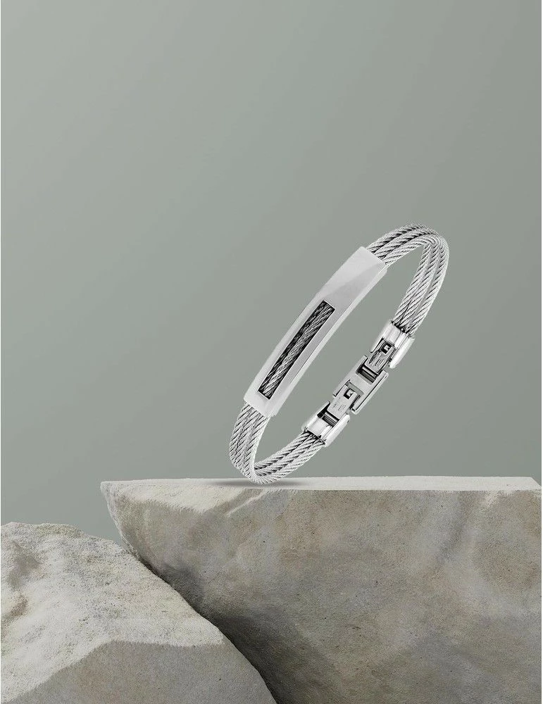 CARGO Bracelet Acier 3 Rangs De Câbles – Image 2