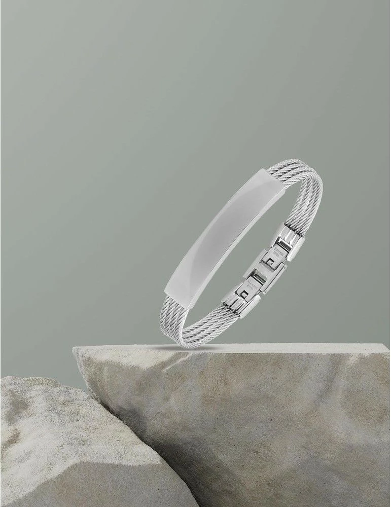 CARGO Bracelet Acier 4 Rangs De Câbles – Image 2