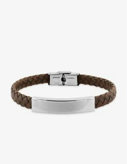CARGO Bracelet Acier Marron