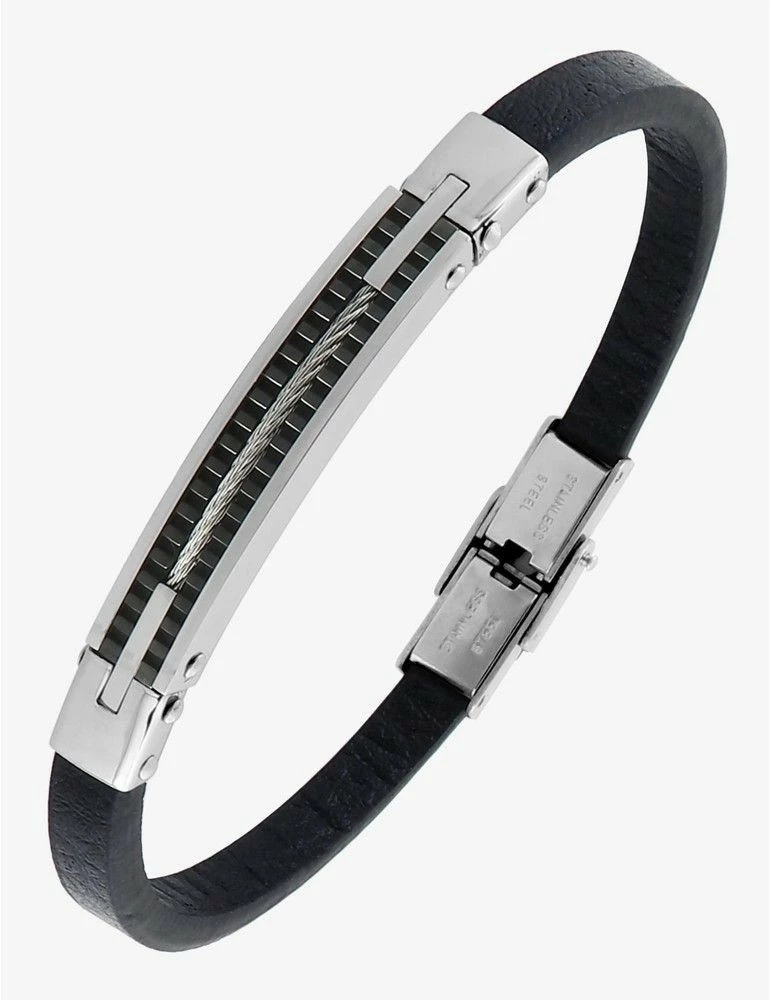 CARGO Bracelet Cuir Câble Et Céramique – Image 4