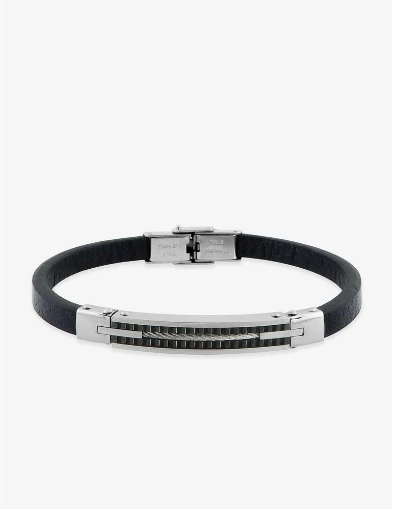 CARGO Bracelet Cuir Câble Et Céramique