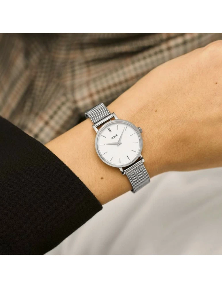 CLUSE Boho Chic Petite Mesh White – Image 4