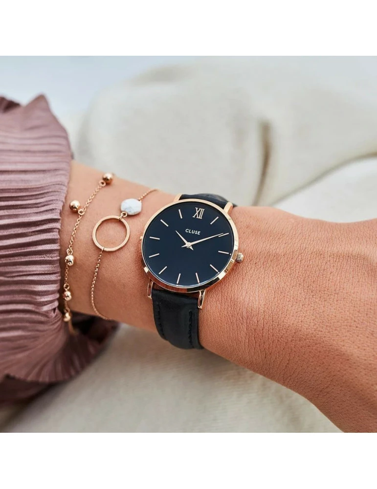 CLUSE Minuit Leather Black – Image 4