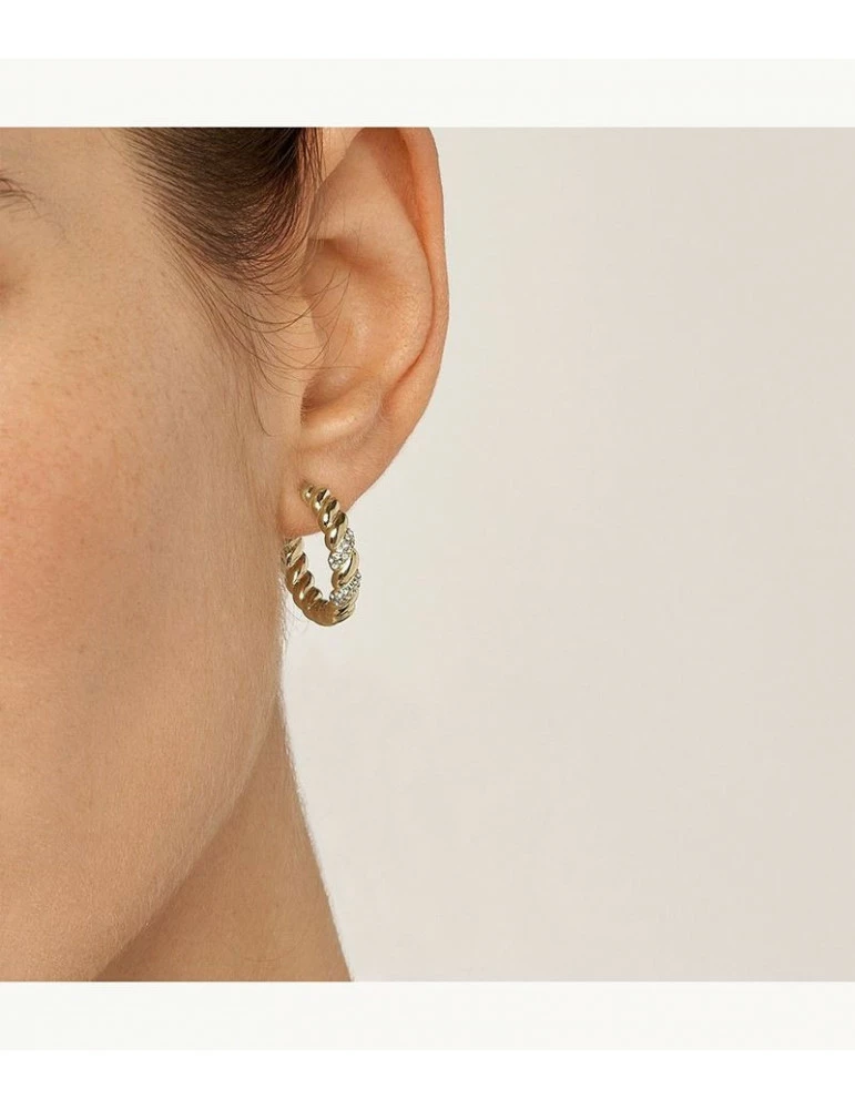 FOSSIL Créoles Vintage Twist – Image 3