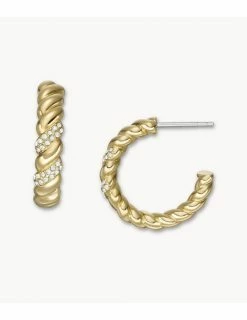 FOSSIL Créoles Vintage Twist