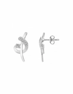 GEMSTAR Boucles D'oreilles Argent
