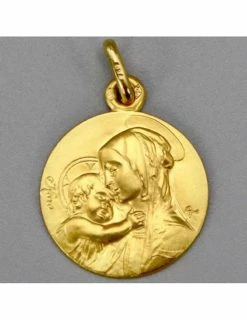 Médaille Vierge à L'enfant Boticcelli