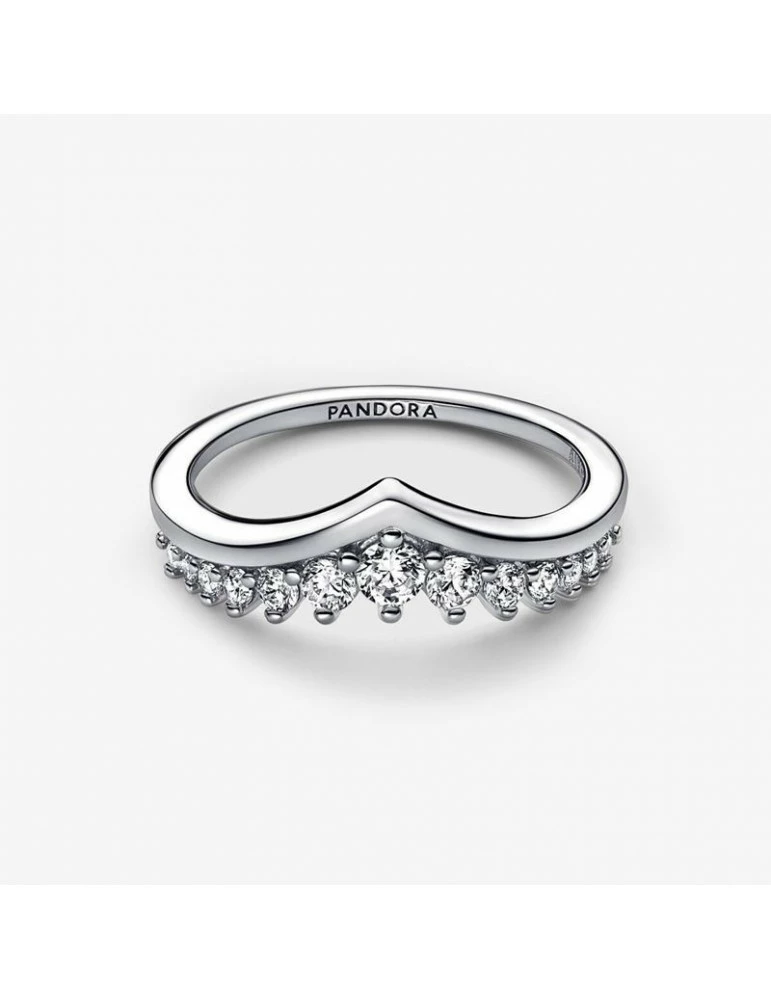 PANDORA Bague Pavée Flottante Vœu Timeless – Image 3
