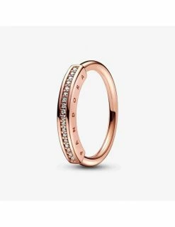 PANDORA Bague Pavée I-D Signature