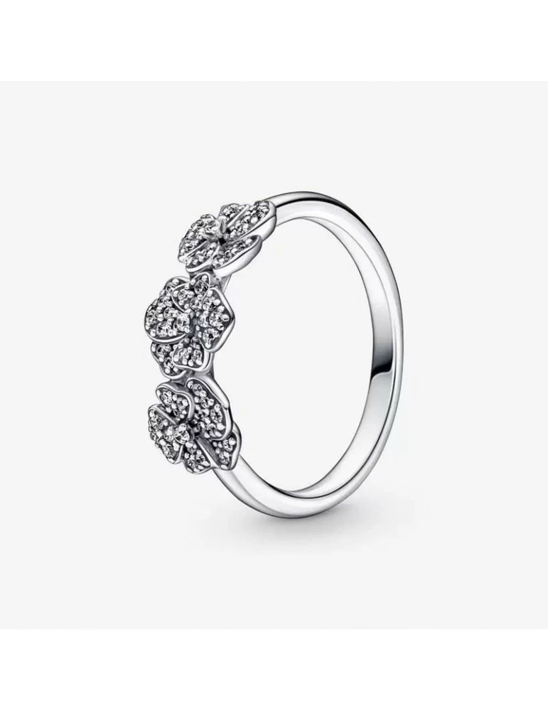 PANDORA Bague Pensée Triple