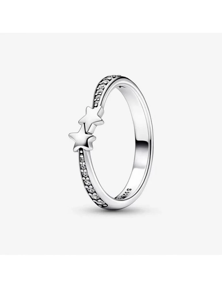 PANDORA Bague Scintillante Étoiles Filantes