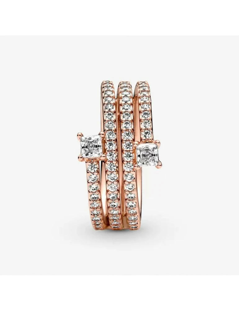 PANDORA Bague Spirale Triple – Image 3