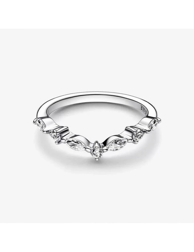 PANDORA Bague Vœu Alternance Scintillante Timeless – Image 3