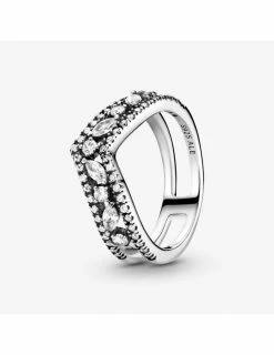 PANDORA Bague Voeu Marquise Scintillante