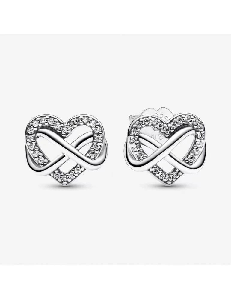 PANDORA Boucles D'oreilles Coeur Infini