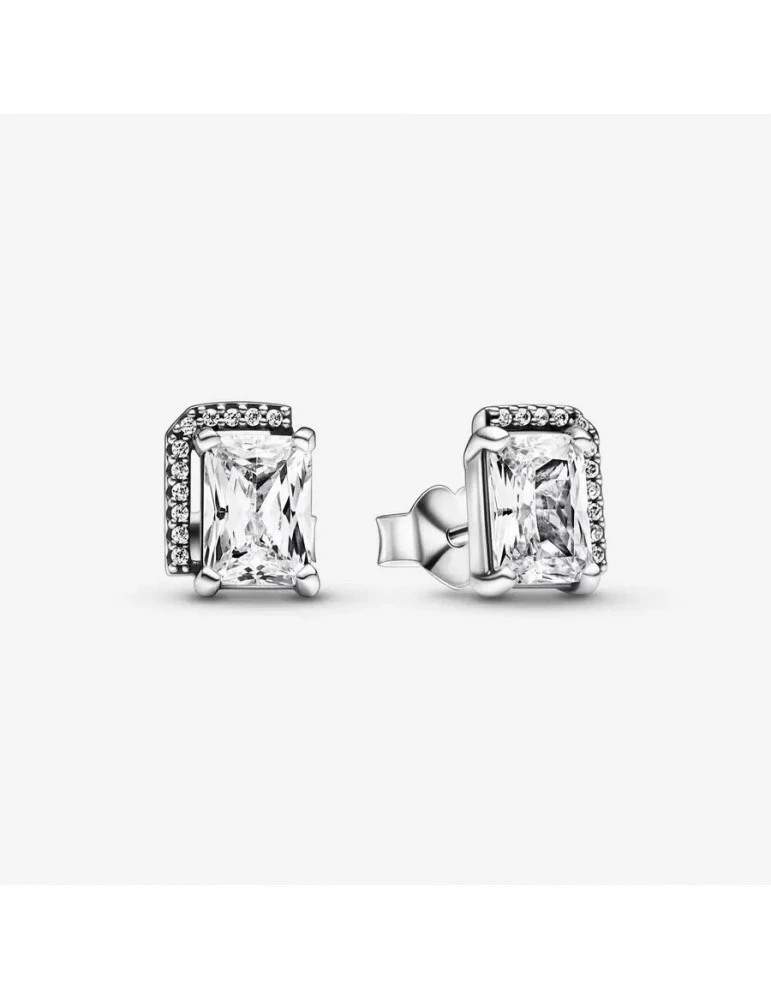 PANDORA Boucles Halo Scintillant Rectangulaire