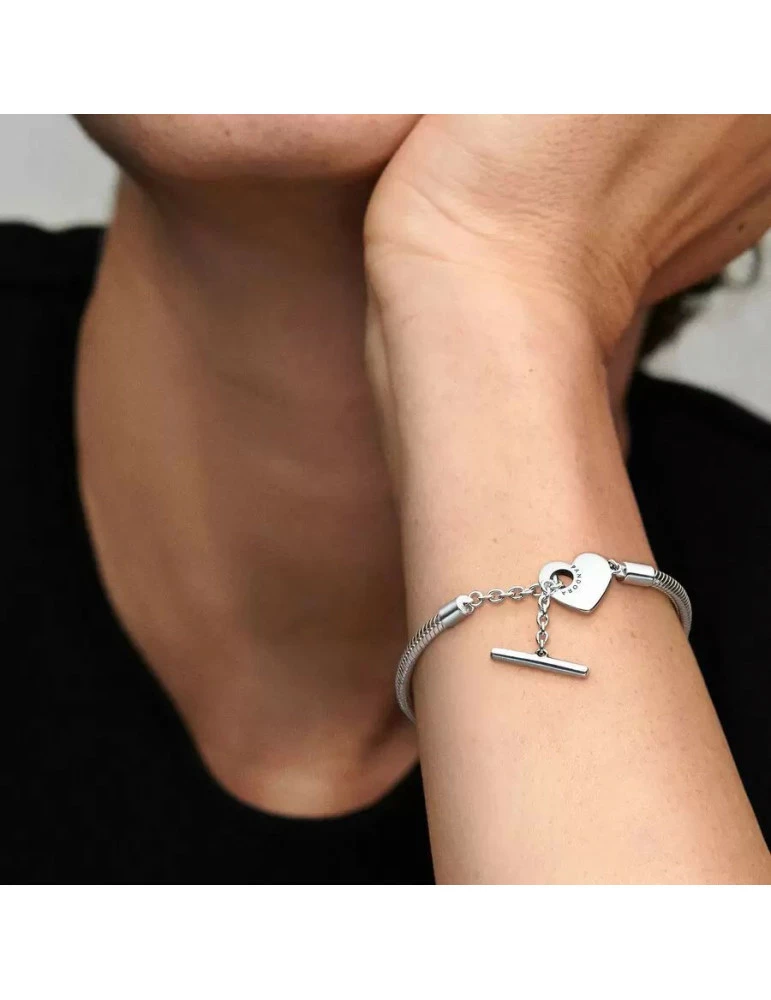 PANDORA Bracelet T Coeur – Image 3