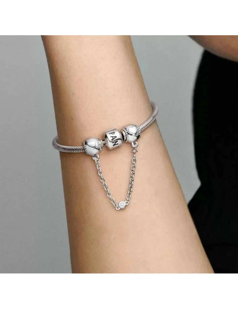 PANDORA Chaine De Confort Coeur En Relief – Image 2