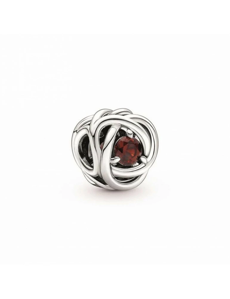 PANDORA Charm Cercle éternel Rouge