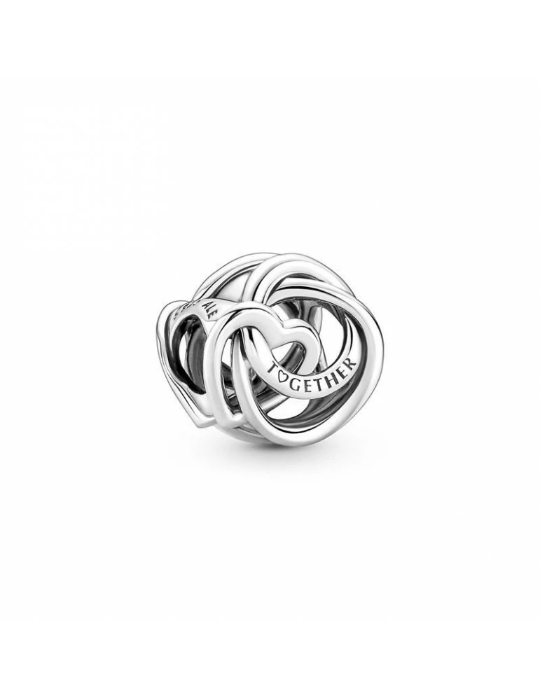 PANDORA Charm Cœur Et Cercles Ma Famille Pour Toujours