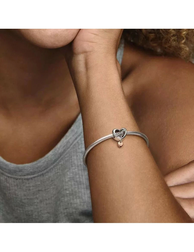 PANDORA Charm Coeur Fille Love You – Image 2