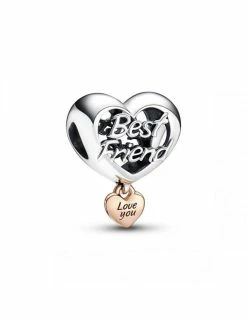 PANDORA Charm Cœur Love You Best Friend