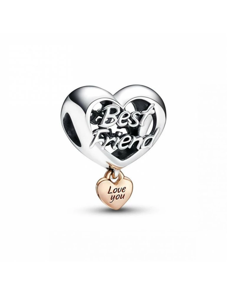 PANDORA Charm Cœur Love You Best Friend