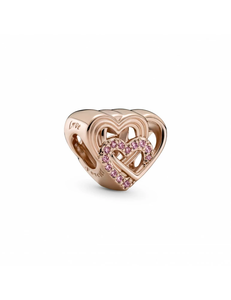 PANDORA Charm Cœurs D'Amour Entrelacés