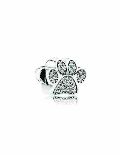 PANDORA Charm Empreinte De Patte Scintillante