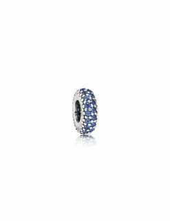 PANDORA Charm Espaceur Scintillant Bleu