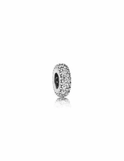 PANDORA Charm Espaceur Scintillant Transparent