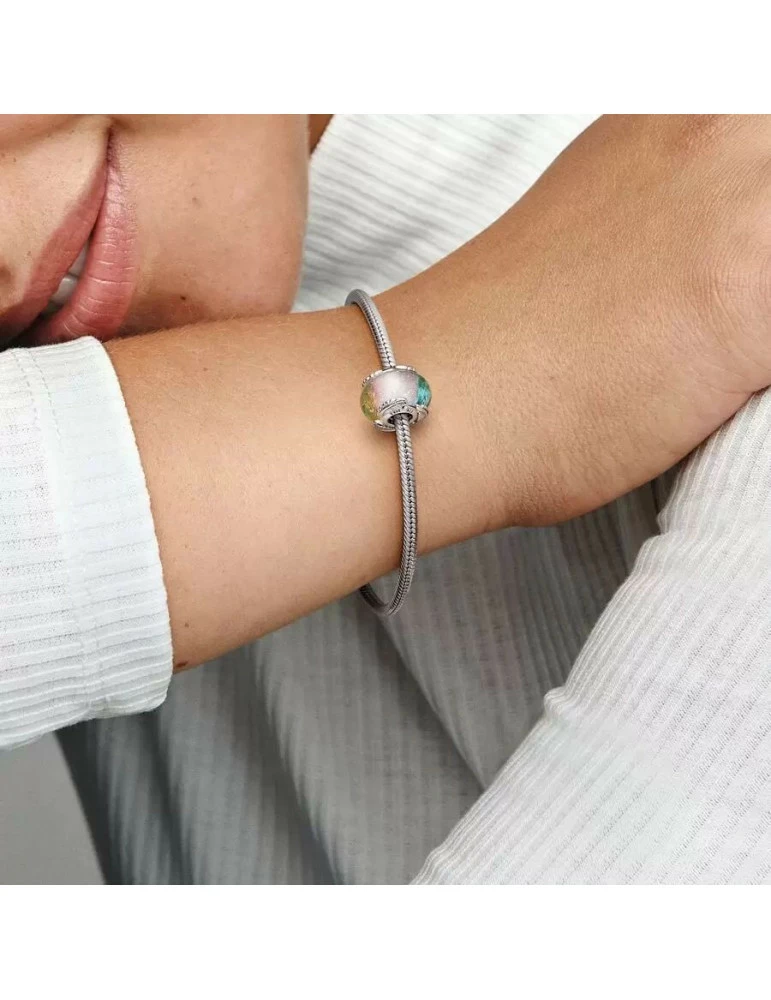 PANDORA Charm Multicolore & Plume Courbe – Image 2