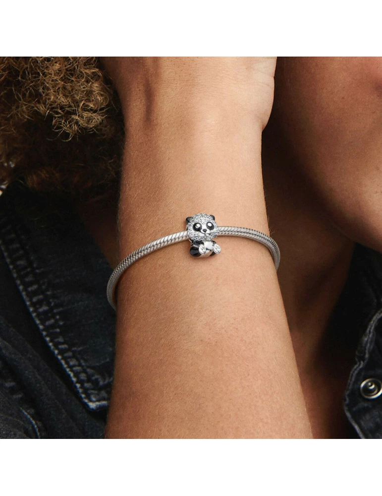 PANDORA Charm Panda Adorable Scintillant – Image 4