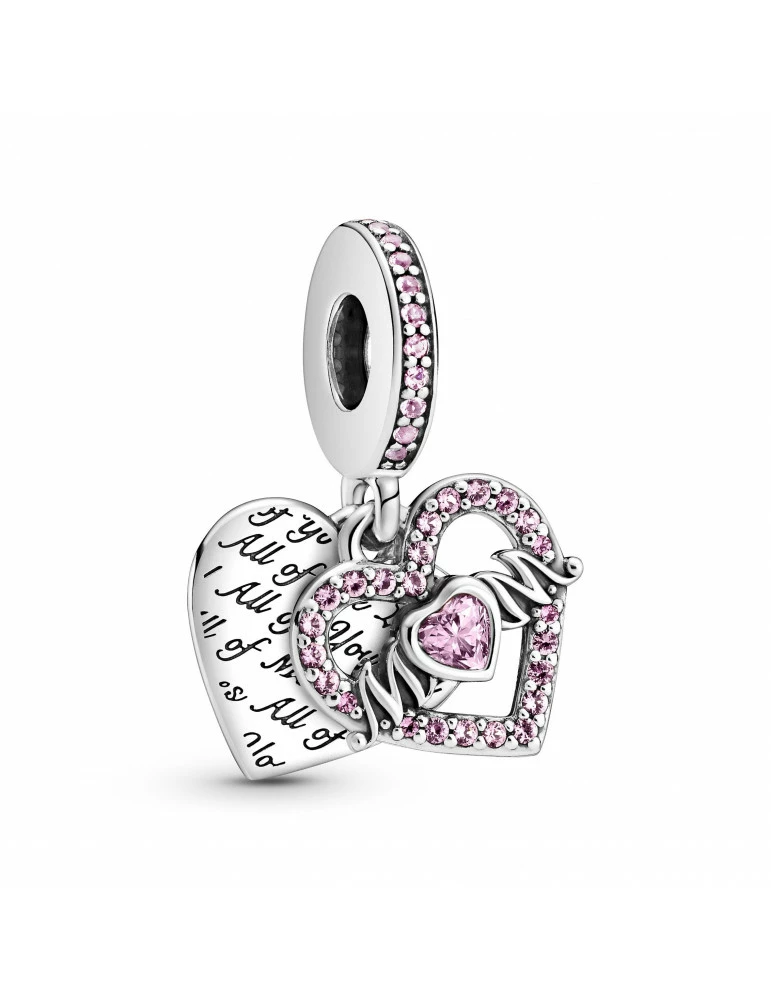 PANDORA Charm Pendant Cœur & Mum (Maman)