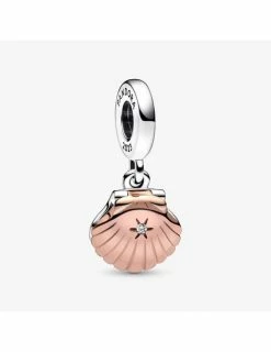 PANDORA Charm Pendant Coquillage Et Perle De Culture D’Eau Douce