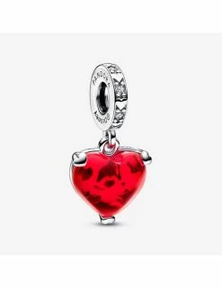PANDORA Charm Pendant Disney Baiser De Mickey & Minnie