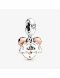 PANDORA Charm Pendant Double Disney Mickey
