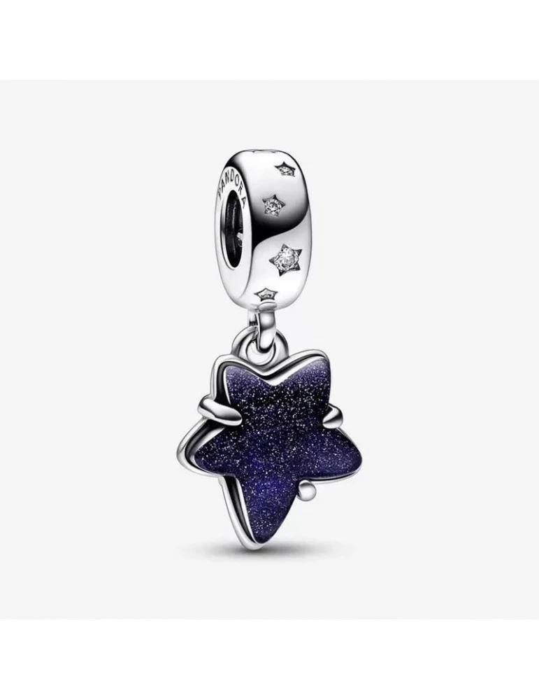 PANDORA Charm Pendant Murano Étoile Galaxie Céleste
