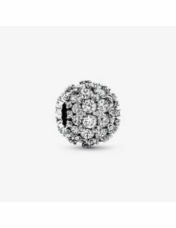 PANDORA Charm Rond Pavé Scintillant