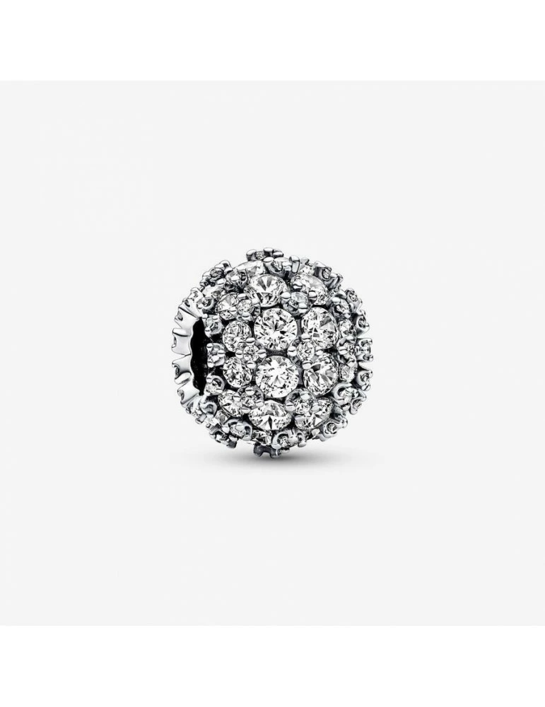 PANDORA Charm Rond Pavé Scintillant