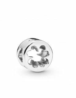 PANDORA Charm Trèfle à Quatre Feuilles Chance & Courage