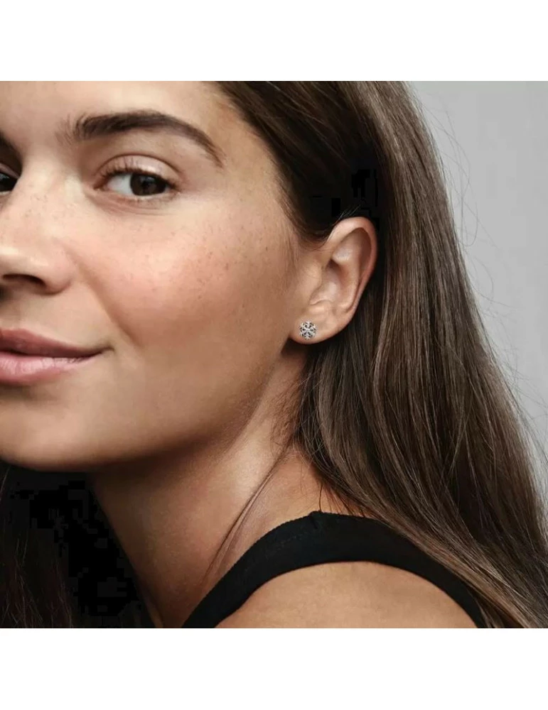 PANDORA Clous D'Oreilles Flocon De Neige Scintillant – Image 2