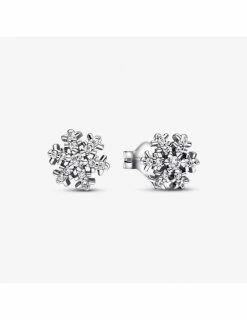 PANDORA Clous D'Oreilles Flocon De Neige Scintillant