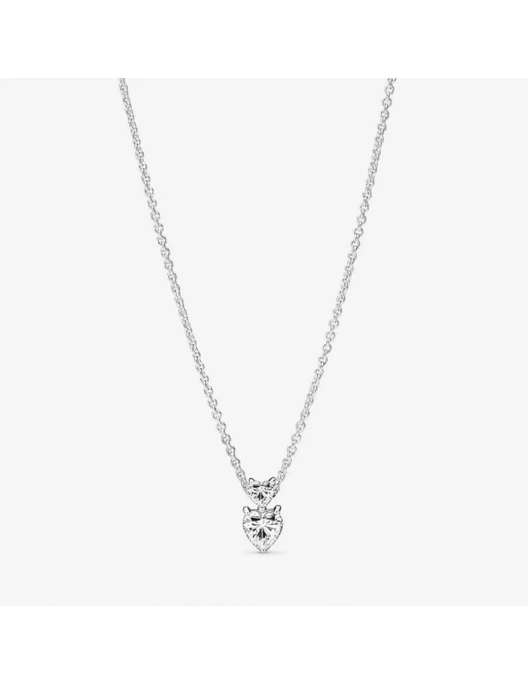 PANDORA Collier Coeur Double