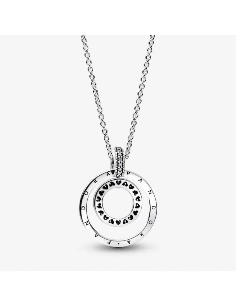 PANDORA Collier Pavé & Motifs Perlés – Image 3