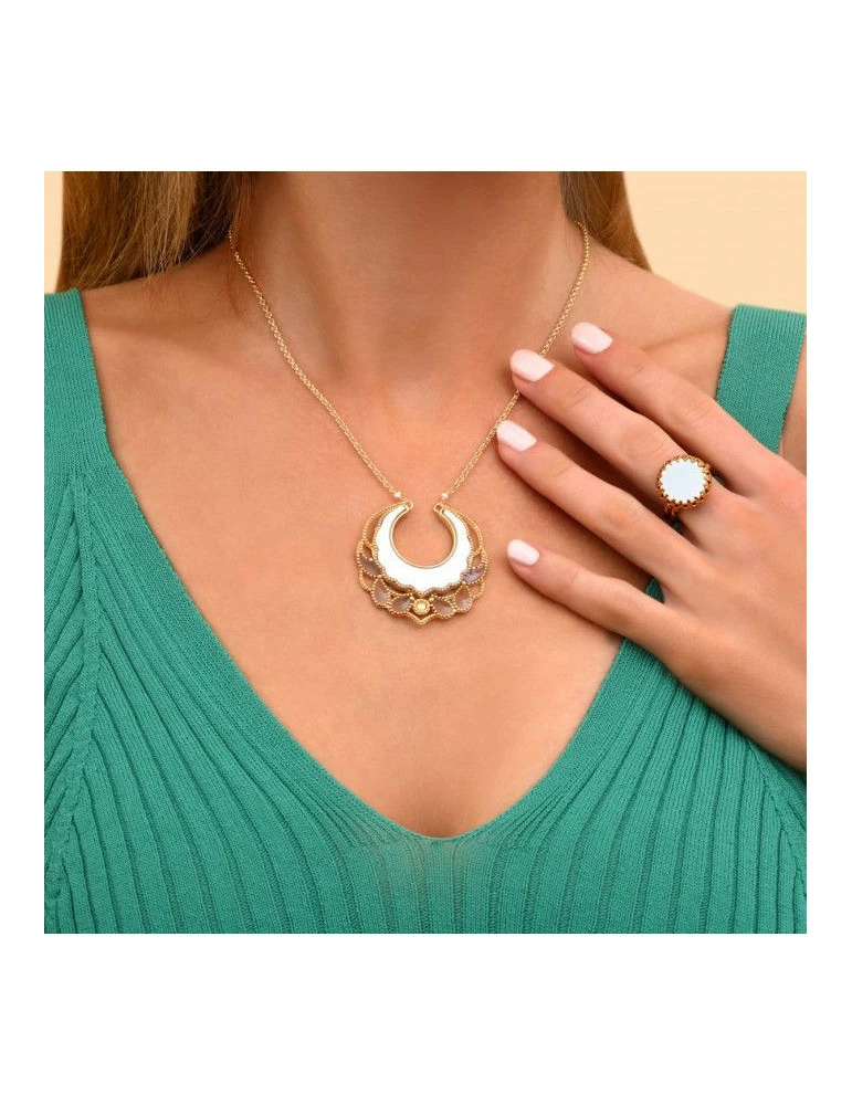 SATELLITE Collier Nacré & Perles – Image 2